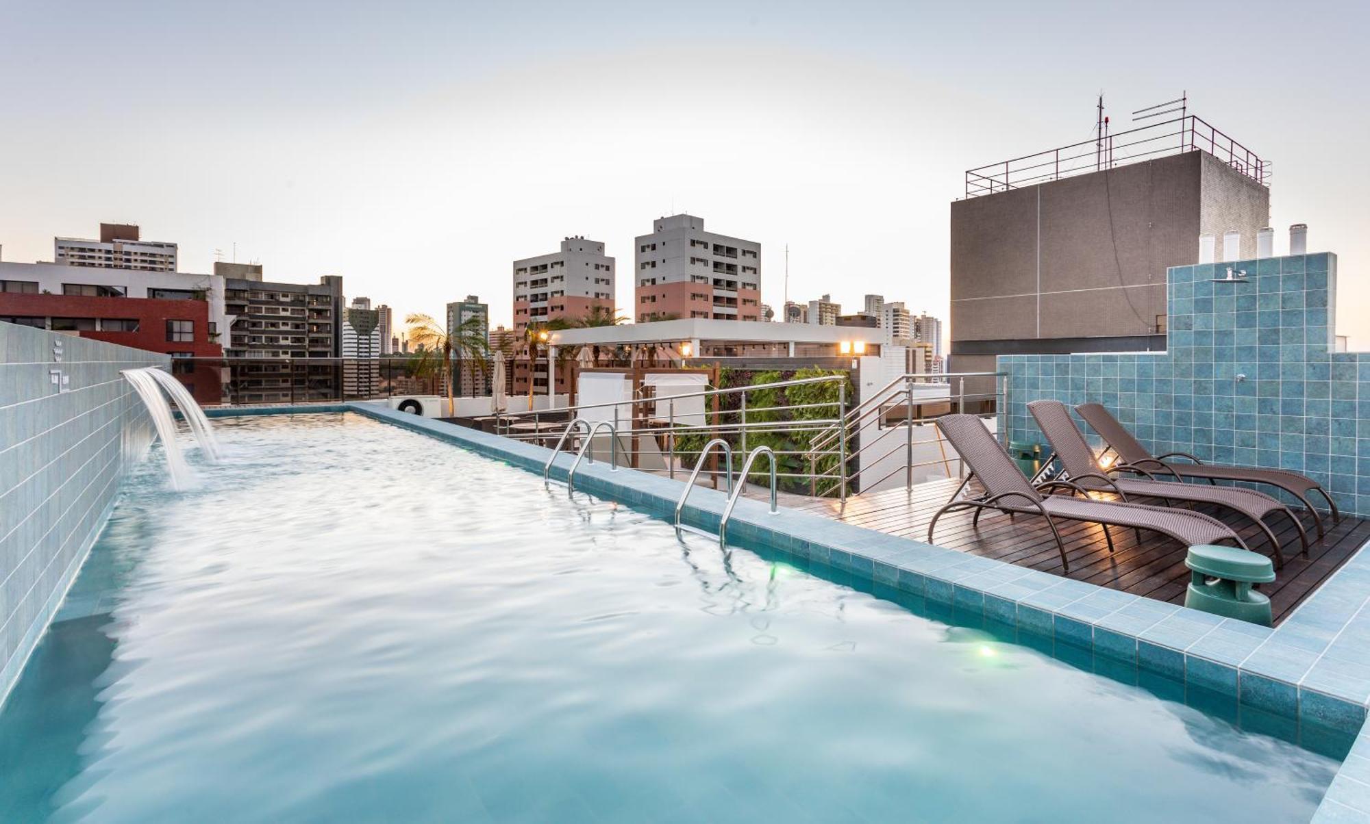 Cobertura Com Jacuzzi E Deslumbrante Vista Mar Apartment Joao Pessoa Bagian luar foto