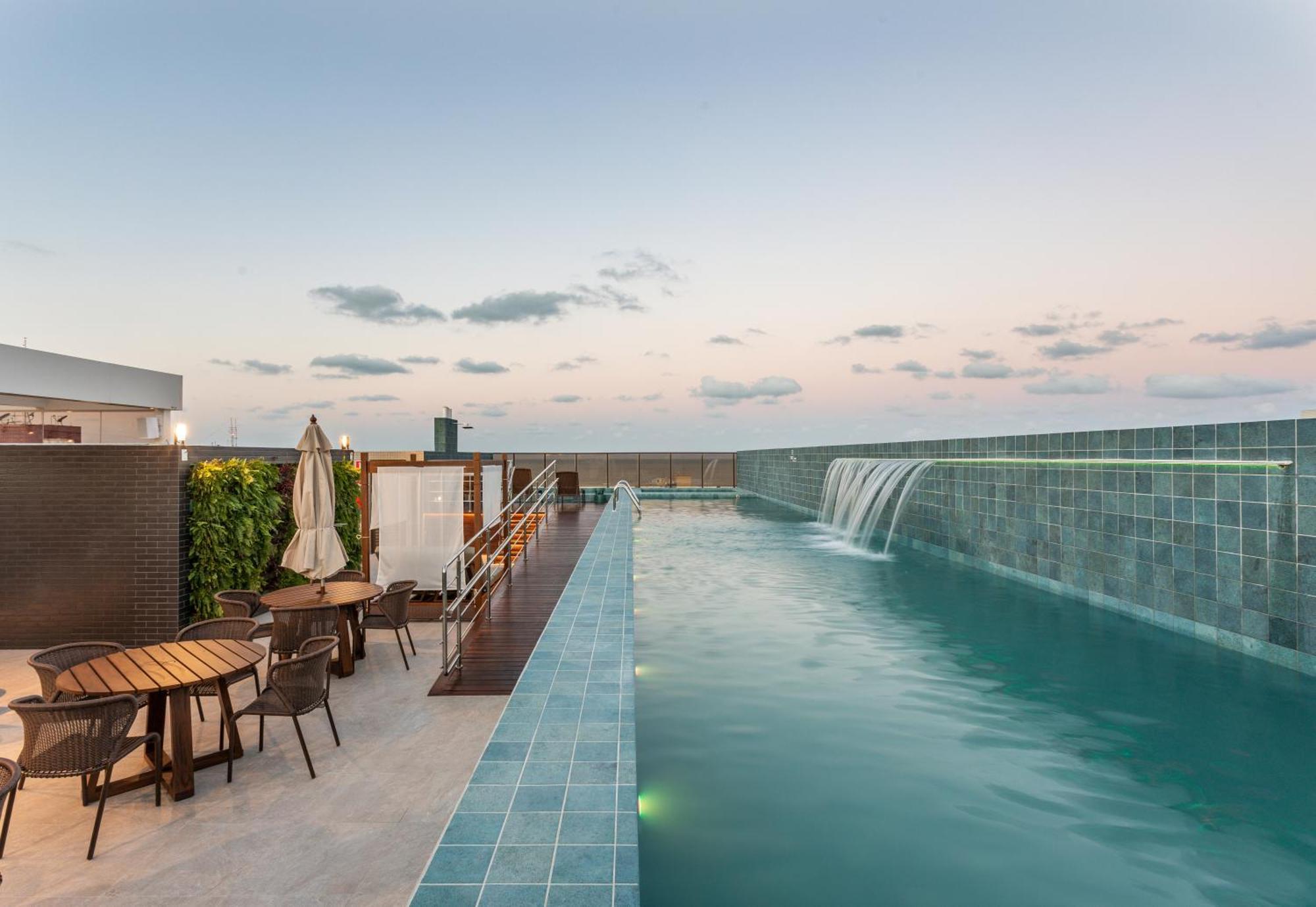 Cobertura Com Jacuzzi E Deslumbrante Vista Mar Apartment Joao Pessoa Bagian luar foto