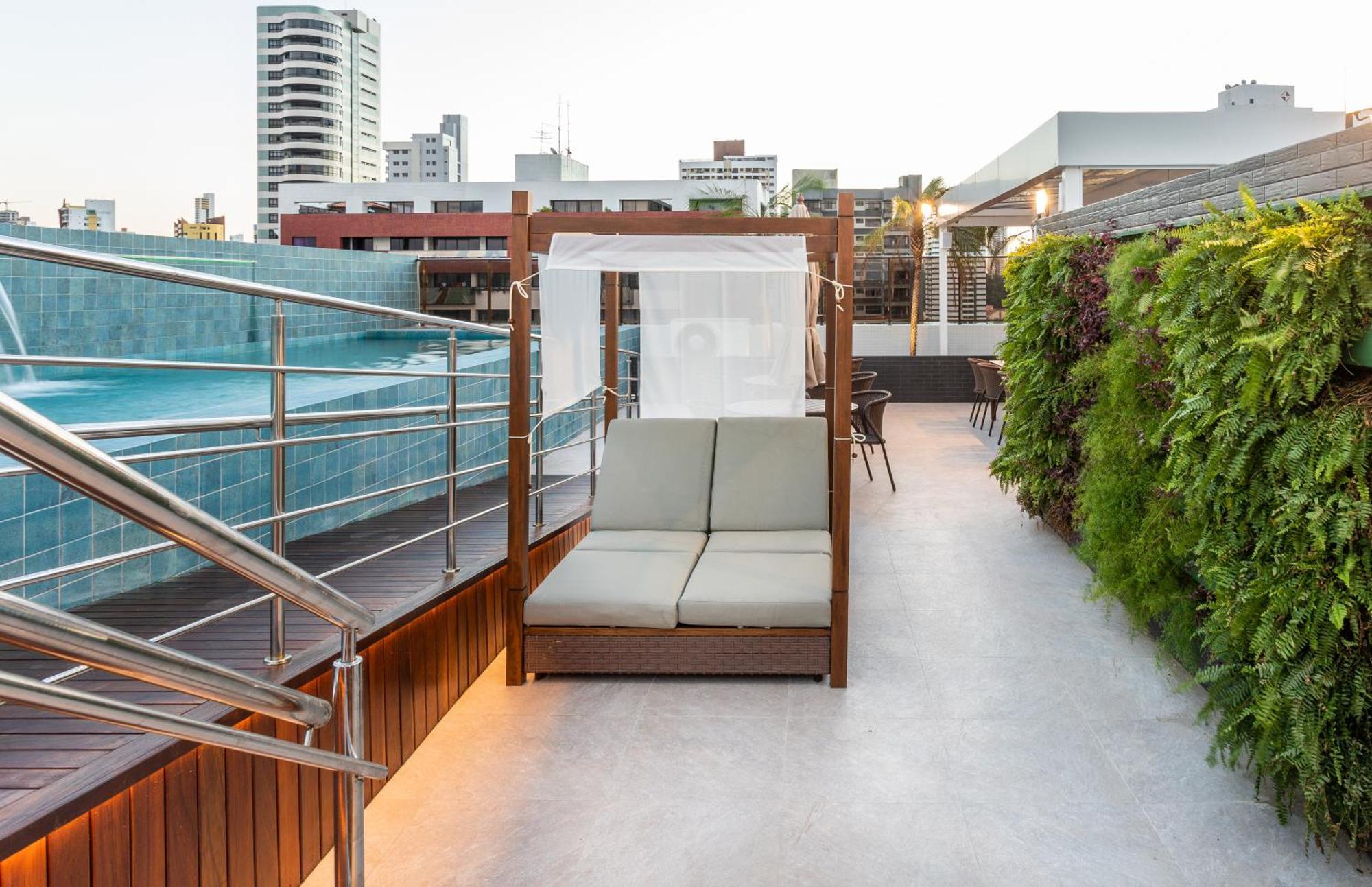Cobertura Com Jacuzzi E Deslumbrante Vista Mar Apartment Joao Pessoa Bagian luar foto